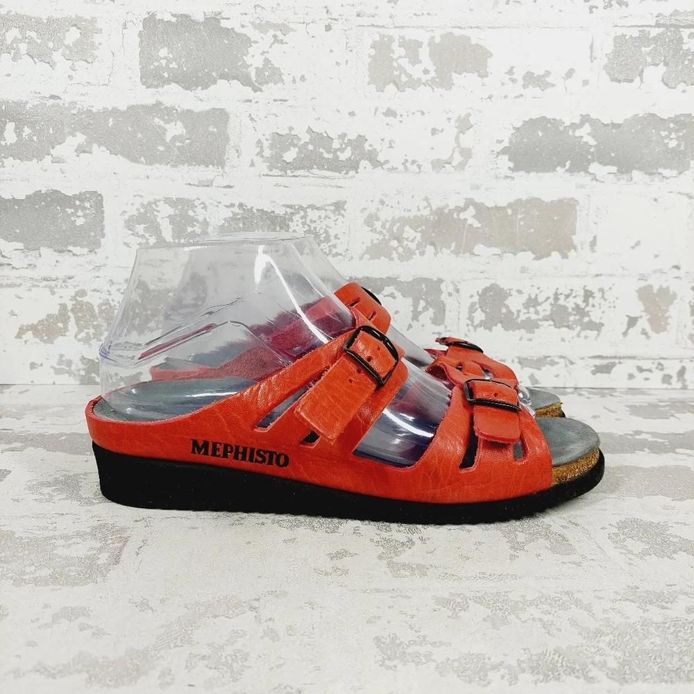 Mephisto Red Women's Sandals - Picture 7 of 12